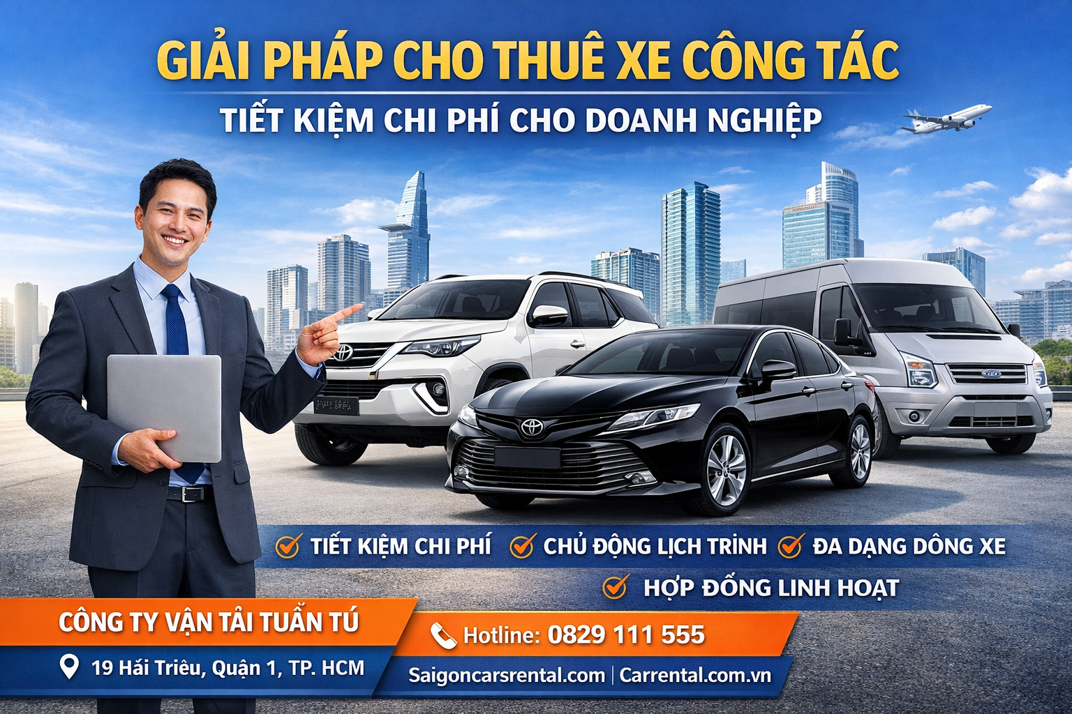 Cho thuê xe công tác